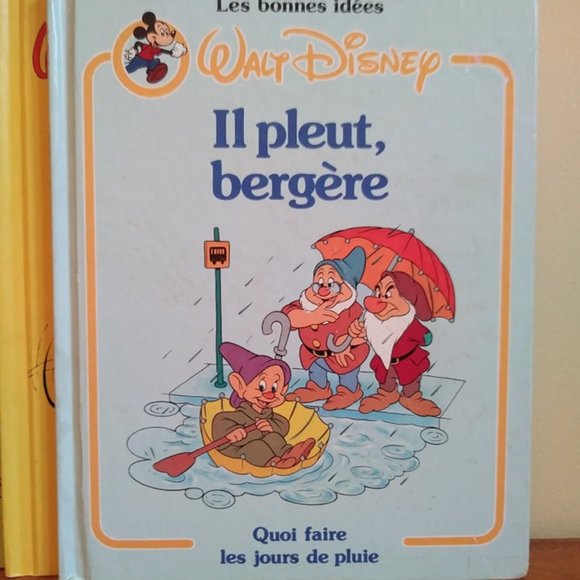 French Walt Disney Vintage Books, Cinderella, Mickey Mouse, Donald Duck - Picture 9 of 10